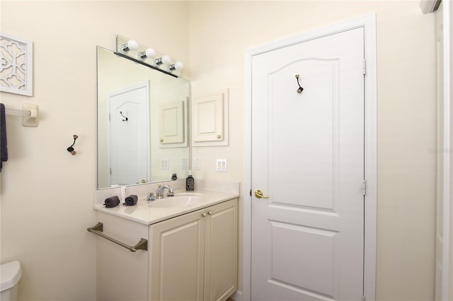 1442 Carlow Cir, Ormond Beach, FL 32174 - bathroom featuring vanity and toilet