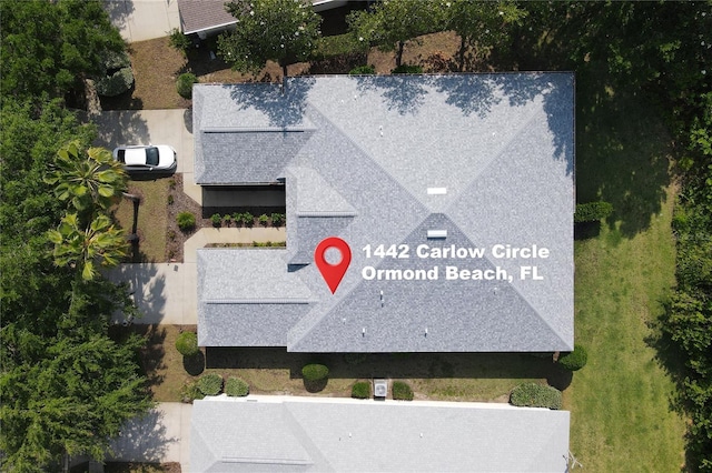 1442 Carlow Cir, Ormond Beach, FL 32174 - view from above of property