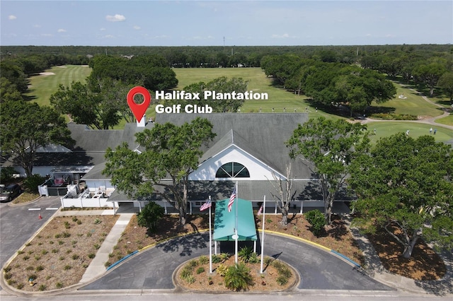 1442 Carlow Cir, Ormond Beach, FL 32174 - bird's eye view of a local golf course