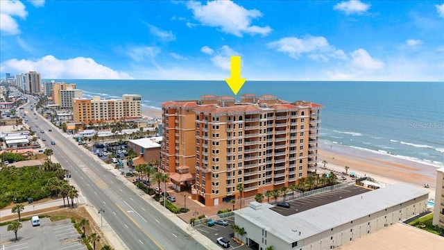 3245 S Atlantic Ave Unit 208, Daytona Beach, FL 32118 - drone / aerial view of a nearby body of water and apartment complex