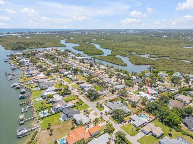 102 Inlet Shores Dr, New Smyrna Beach, FL 32168 - aerial view of property and surrounding area featuring a nearby body of water