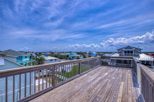 6320 S Atlantic Ave, New Smyrna Beach, FL 32169 - wooden terrace featuring a residential view