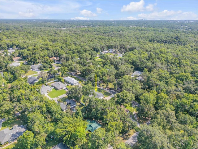 1144 Corbin Park Rd, New Smyrna Beach, FL 32168 - aerial overview of property's location featuring a heavily wooded area