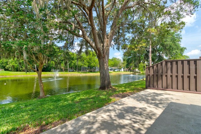 488 Shorewood Ln, New Smyrna Beach, FL 32168 - view of patio / terrace with a water view