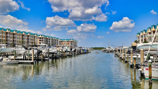 4620 Riverwalk Village Ct Unit 7306, Ponce Inlet, FL 32127 - dock area featuring a water view