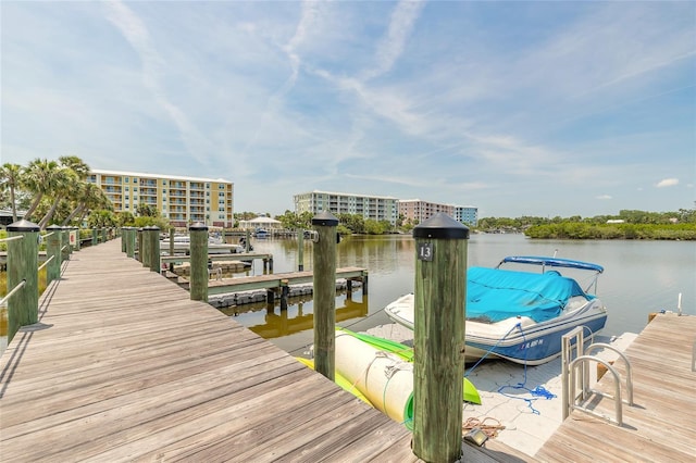 76 Heather Point Ct, New Smyrna Beach, FL 32169 - dock area featuring a water view