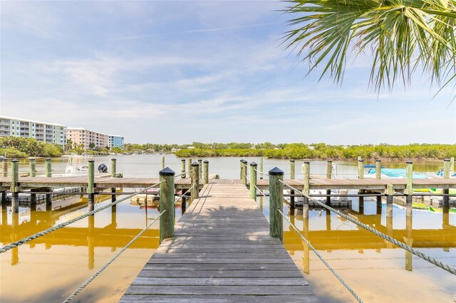 76 Heather Point Ct, New Smyrna Beach, FL 32169 - dock area with a water view