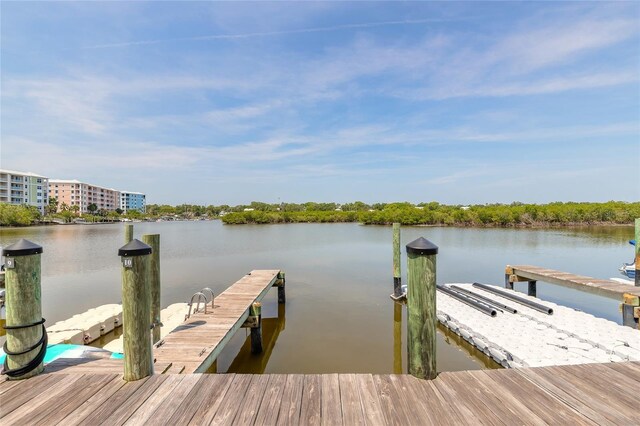 76 Heather Point Ct, New Smyrna Beach, FL 32169 - dock area with a water view