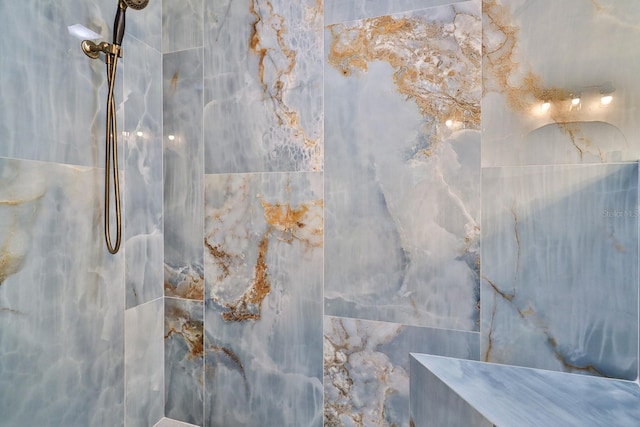 475 Spruceview Dr, Port Orange, FL 32127 - bathroom with tiled shower