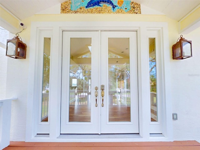 2950 Sunset Dr, New Smyrna Beach, FL 32168 - doorway to property with french doors