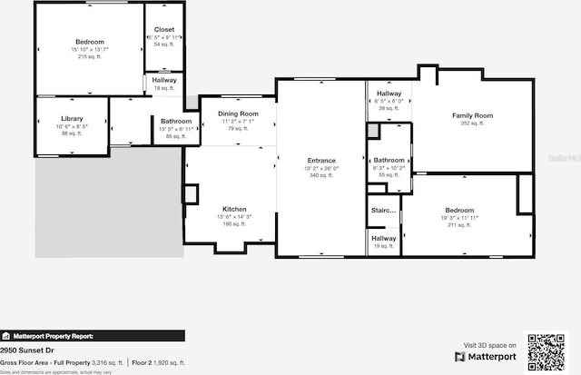 2950 Sunset Dr, New Smyrna Beach, FL 32168 - home floor plan