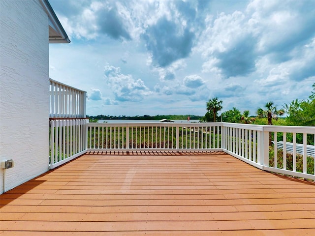 2950 Sunset Dr, New Smyrna Beach, FL 32168 - view of wooden terrace