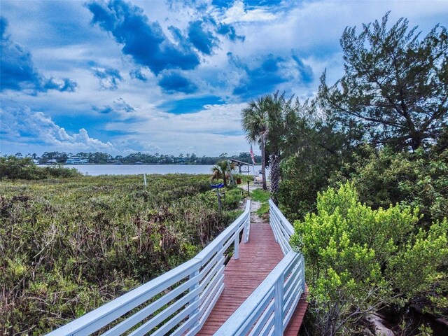 2950 Sunset Dr, New Smyrna Beach, FL 32168 - view of community with a water view