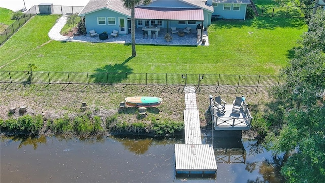 798 Fairway Dr, New Smyrna Beach, FL 32168 - aerial view of property and surrounding area with a nearby body of water