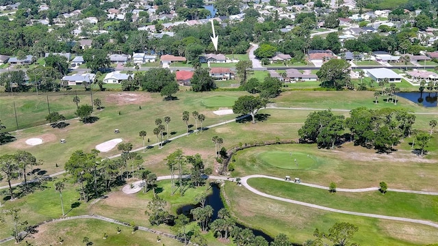 798 Fairway Dr, New Smyrna Beach, FL 32168 - aerial overview of property's location featuring nearby suburban area, a golf course, and a large body of water