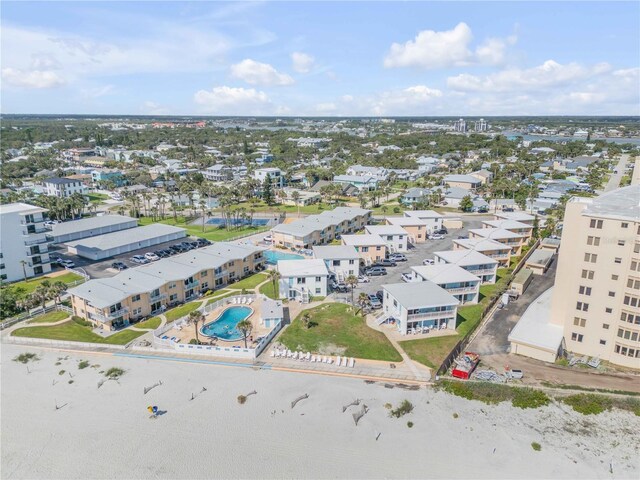 525 N Atlantic Ave Unit 39, New Smyrna Beach, FL 32169 - bird's eye view of a pool area