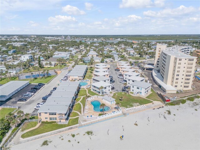 525 N Atlantic Ave Unit 39, New Smyrna Beach, FL 32169 - bird's eye view of a pool