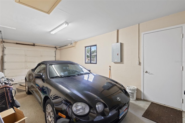 1723 Needle Palm Dr, Edgewater, FL 32132 - garage with electric panel