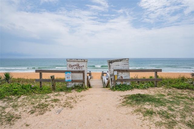 25 Dolphin Ave, Ormond Beach, FL 32176 - water view with nearby beach