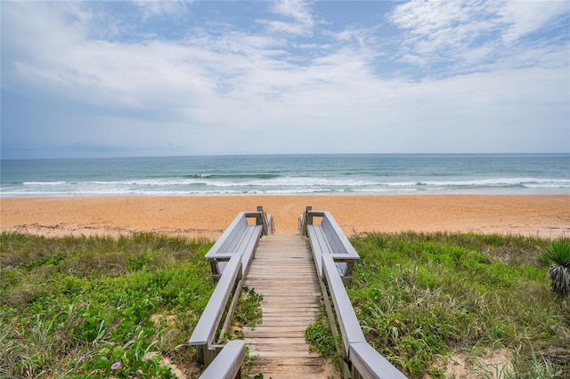 25 Dolphin Ave, Ormond Beach, FL 32176 - water view with local beach
