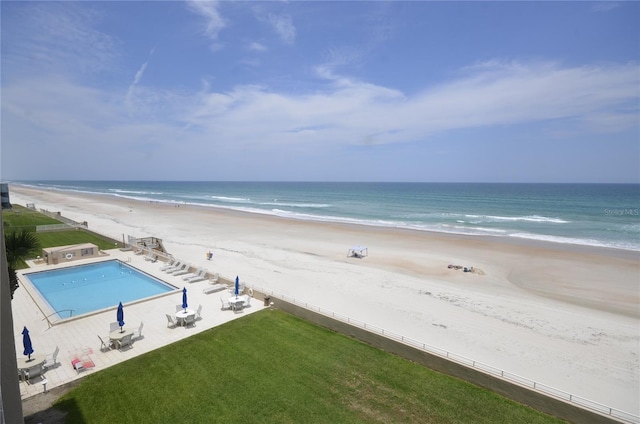 4435 S Atlantic Ave Unit 416, Port Orange, FL 32127 - water view featuring nearby beach