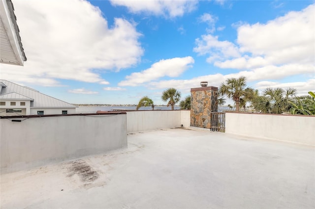 2900 S Peninsula Dr, Daytona Beach, FL 32118 - view of patio with a gate