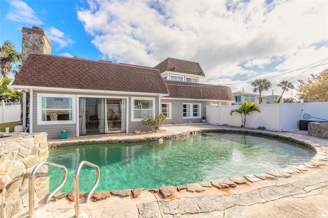 2900 S Peninsula Dr, Daytona Beach, FL 32118 - view of pool featuring a fenced backyard