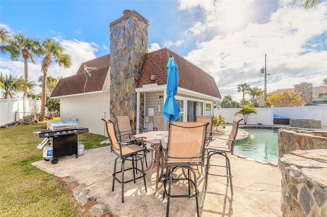 2900 S Peninsula Dr, Daytona Beach, FL 32118 - view of patio / terrace featuring a grill