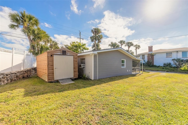 2900 S Peninsula Dr, Daytona Beach, FL 32118 - rear view of house with cooling unit