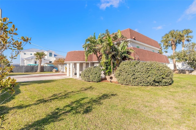 2900 S Peninsula Dr, Daytona Beach, FL 32118 - view of yard featuring driveway