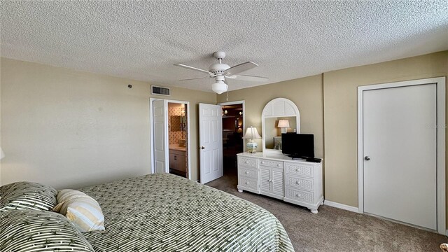 2700 N Peninsula Ave Unit 322, New Smyrna Beach, FL 32169 - bedroom with carpet flooring and a ceiling fan