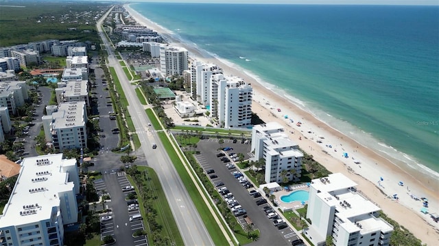 5301 S Atlantic Ave Unit 140, New Smyrna Beach, FL 32169 - aerial view of expansive coastline and a pool