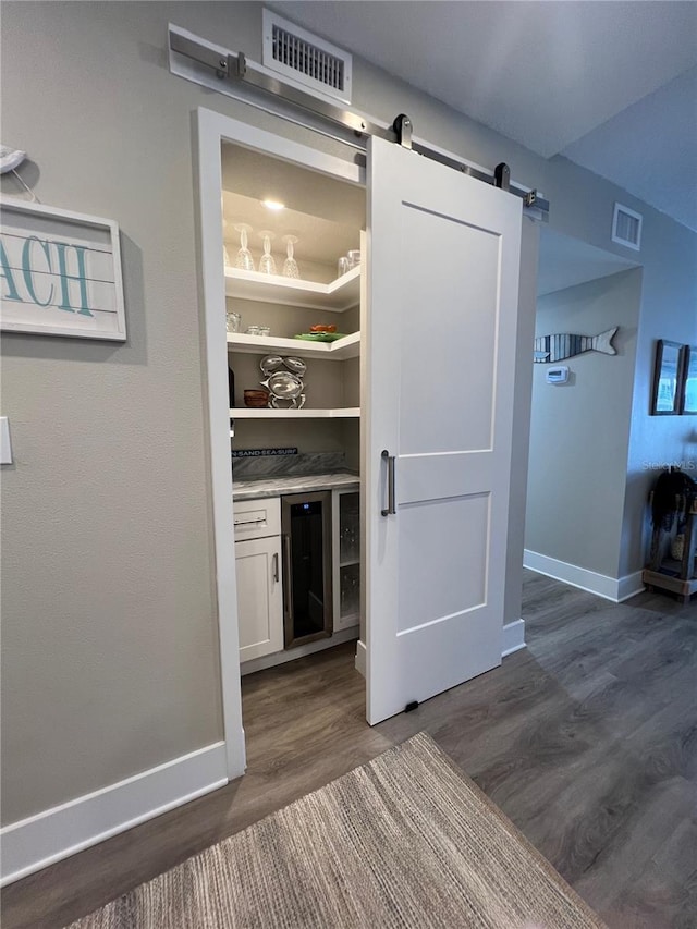 4151 S Atlantic Ave Unit 3090, New Smyrna Beach, FL 32169 - pantry featuring beverage cooler