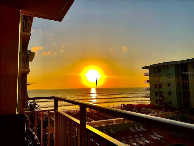 4151 S Atlantic Ave Unit 3090, New Smyrna Beach, FL 32169 - balcony featuring a water view