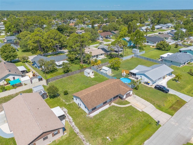 3044 Pine Tree Dr, Edgewater, FL 32141 - aerial perspective of suburban area featuring a pool