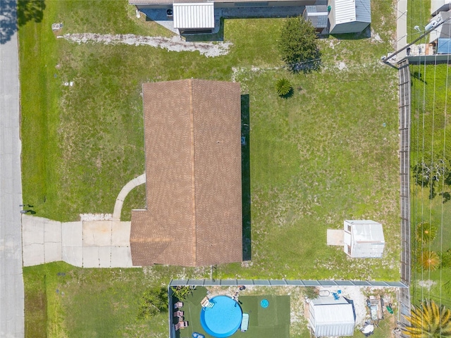 3044 Pine Tree Dr, Edgewater, FL 32141 - drone / aerial view of a pool area