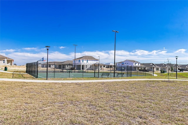 7223 SW 61st Pl, Ocala, FL 34474 - view of community featuring a residential view, community basketball court, and a tennis court