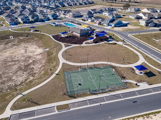 7223 SW 61st Pl, Ocala, FL 34474 - aerial perspective of suburban area with a pool