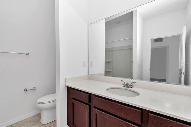 7223 SW 61st Pl, Ocala, FL 34474 - bathroom with tile patterned flooring and vanity
