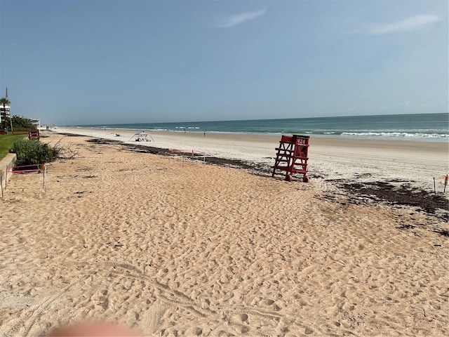 5201 S Atlantic Ave Unit 407A, New Smyrna Beach, FL 32169 - water view featuring local beach