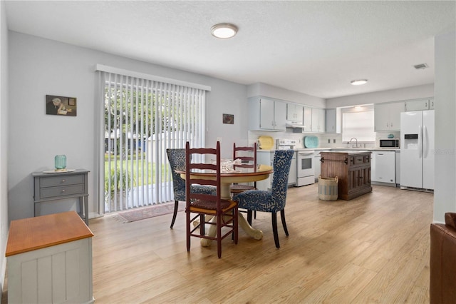 1920 Travelers Palm Dr, Edgewater, FL 32141 - dining room with light wood-type flooring