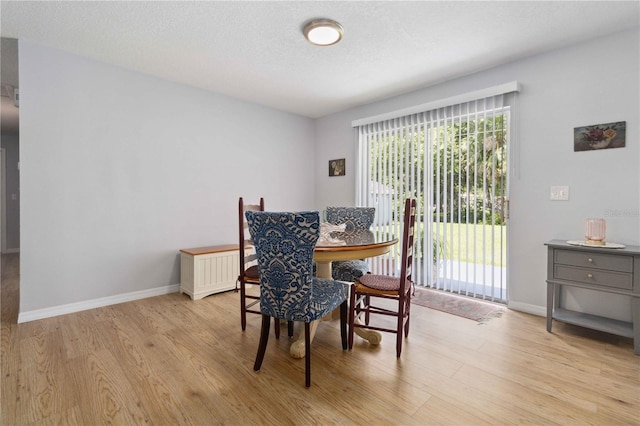 1920 Travelers Palm Dr, Edgewater, FL 32141 - dining space with light wood-type flooring and baseboards