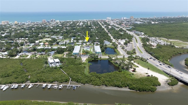 653 Goodwin Ave, New Smyrna Beach, FL 32169 - view of property location with a nearby body of water and a highway
