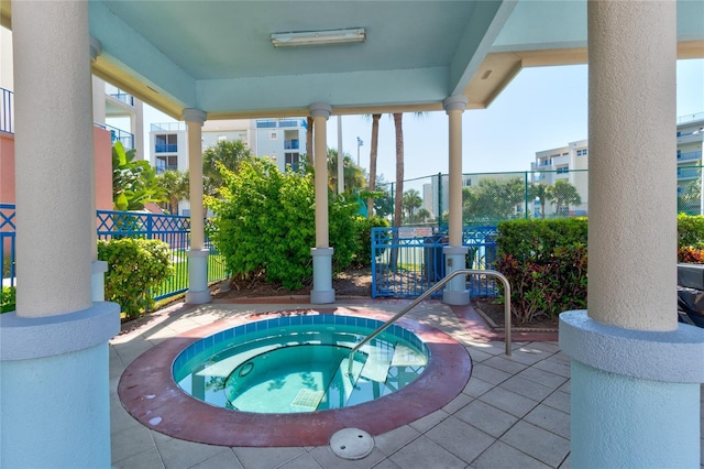 5300 S Atlantic Ave Unit 11302, New Smyrna Beach, FL 32169 - view of pool featuring a hot tub