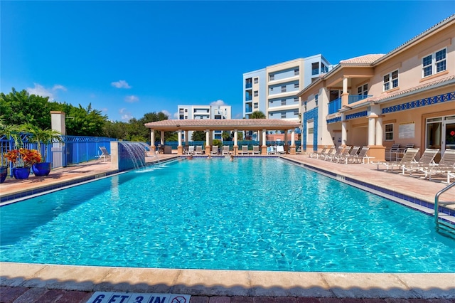 5300 S Atlantic Ave Unit 11302, New Smyrna Beach, FL 32169 - community pool featuring a patio area