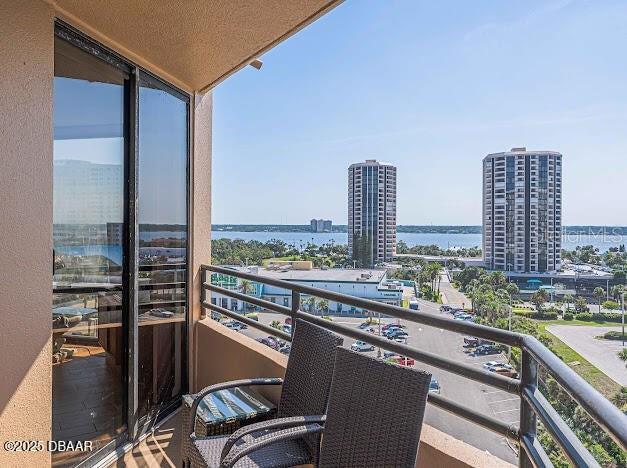 3023 S Atlantic Ave Unit 8010, Daytona Beach, FL 32118 - balcony with a city view