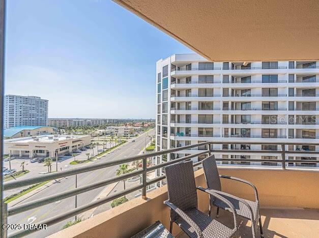 3023 S Atlantic Ave Unit 8010, Daytona Beach, FL 32118 - balcony featuring a view of city