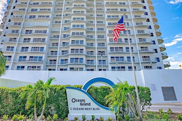 2 Oceans W Blvd Unit 608, Daytona Beach Shores, FL 32118 - view of apartment building / complex