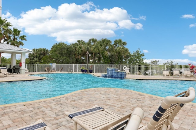 7 Riverwalk Dr Unit 305, New Smyrna Beach, FL 32169 - community pool featuring a patio and a gazebo