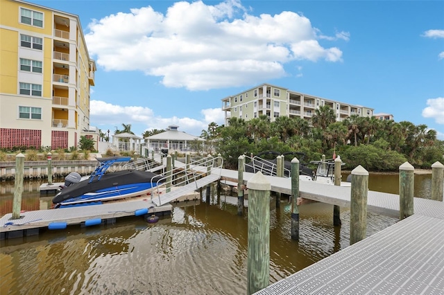 7 Riverwalk Dr Unit 305, New Smyrna Beach, FL 32169 - dock area with a water view
